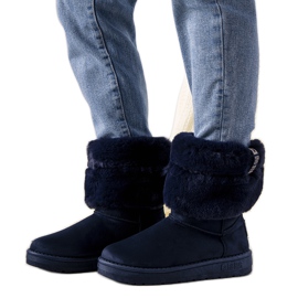 Drave navy blue Big Star snow boots for women