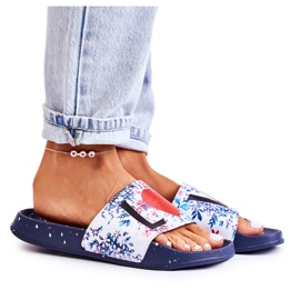 Rubber slippers Big Star Love DD274A257 Navy blue multicolored