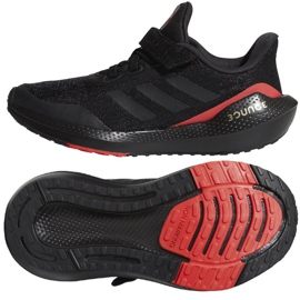 Adidas EQ21 Run El K Jr GZ5399 running shoes black Adidas EQ21 Run El K Jr GZ5399 running shoes black
