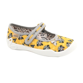 Befado children's shoes 114X424 grey golden Befado children's shoes 114X424 grey golden