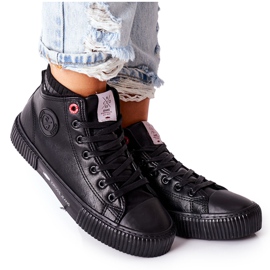 Women's Sneakers Cross Jeans High Black II2R4021