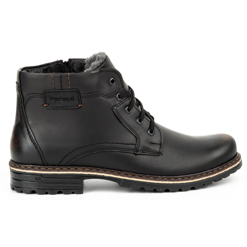 Polbut Men's snow boots J35 kabir black