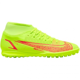 Nike Mercurial Superfly 8 Club Tf M CV0955 760 football shoes yellow yellows Nike Mercurial Superfly 8 Club Tf M CV0955 760 football shoes yellow yellows