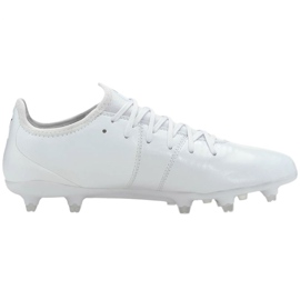 Football boots Puma King Pro Fg M 105608 05 white white Football boots Puma King Pro Fg M 105608 05 white white