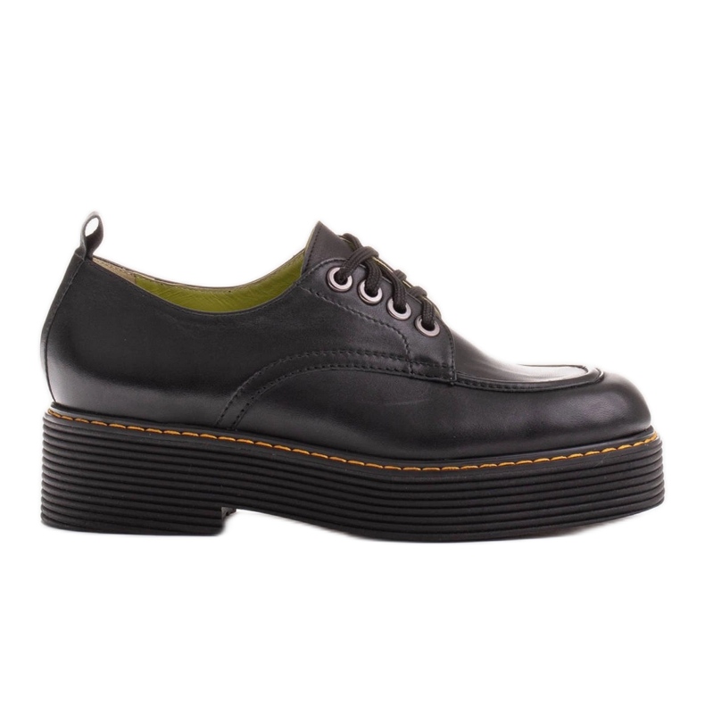 Marco Shoes Chiara loafers in brushed leather black