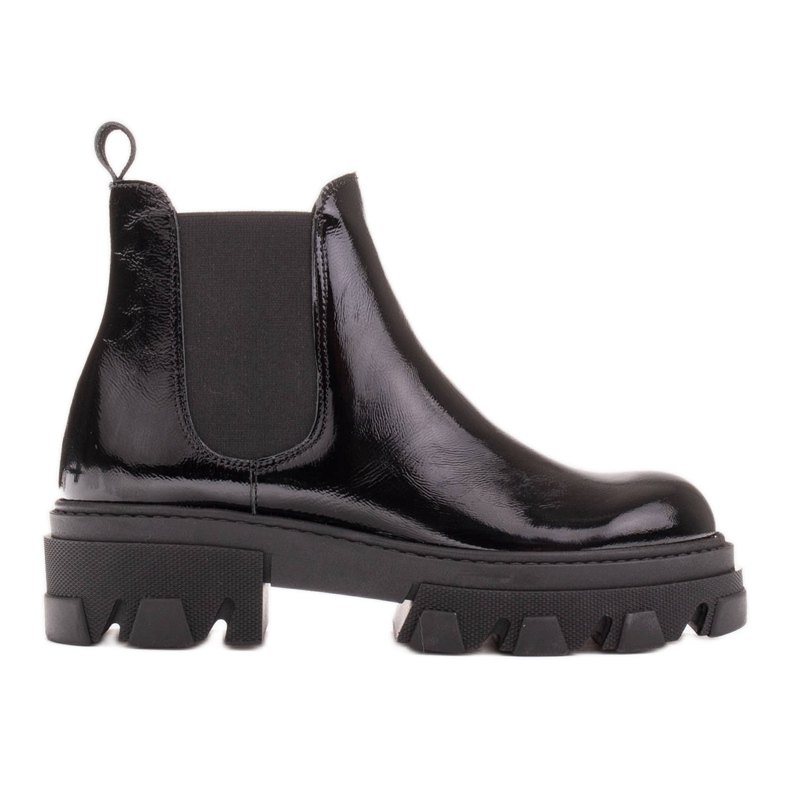 Marco Shoes Serena Chelsea boots on a thick sole black Marco Shoes Serena Chelsea boots on a thick sole black