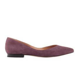 Marco Shoes Women's ballerinas with low sides purple