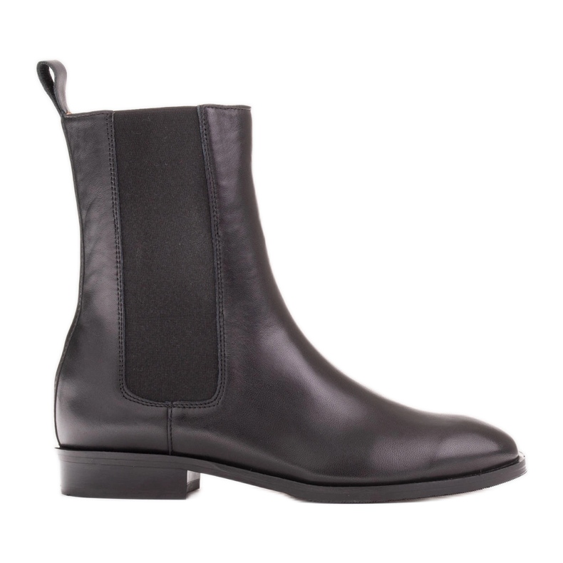 Marco Shoes Sofi Chelsea boots with rubber in the uppers black
