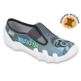 Befado children's slippers inserted 290x216 blue
