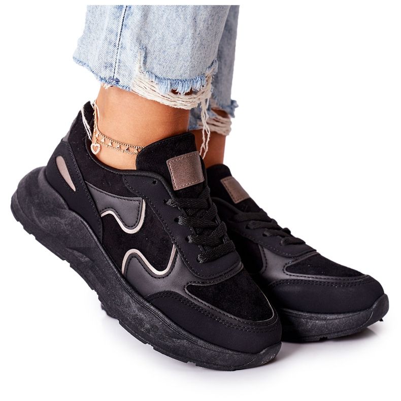 PE1 Women's sports shoes Sneakers Black Bethell PE1 Women's sports shoes Sneakers Black Bethell