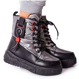 PB1 Women's Silver Cascia Trappers black grey