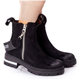 PS1 Black Cortona Black Warm Boots With Zipper PS1 Black Cortona Black Warm Boots With Zipper