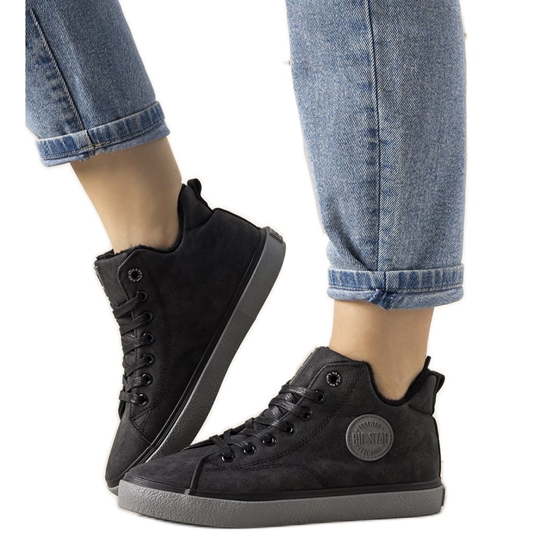 Big Star black insulated women's Giulia sneakers Big Star black insulated women's Giulia sneakers