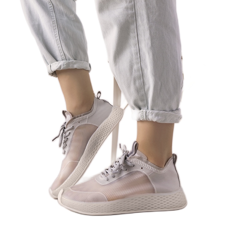Alicante gray transparent sports sneakers grey
