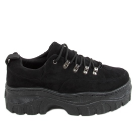 Black 6290 Black high-soled sports shoes