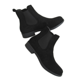 Classic black Chelsea boots for women MR-9 Black
