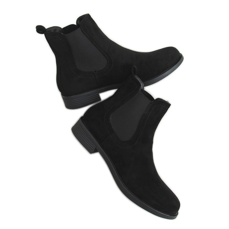 Classic black Chelsea boots for women MR-9 Black