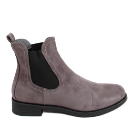 Gray Classic Chelsea boots for women MR-9 Gray grey