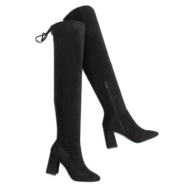 Black high-heeled boots Q2X4833-5 Black Black high-heeled boots Q2X4833-5 Black