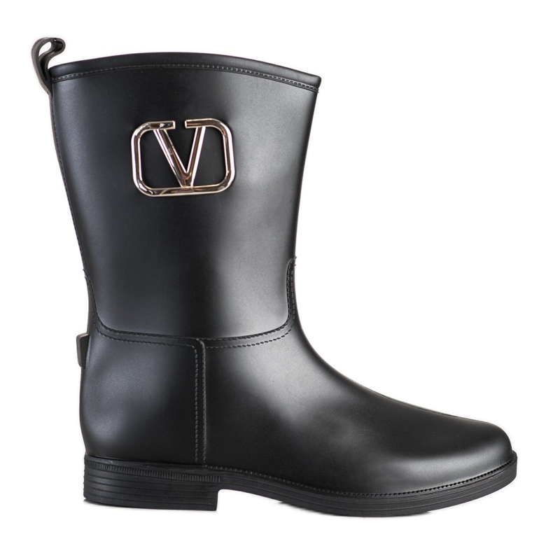 SHELOVET Wellington boots with decoration black