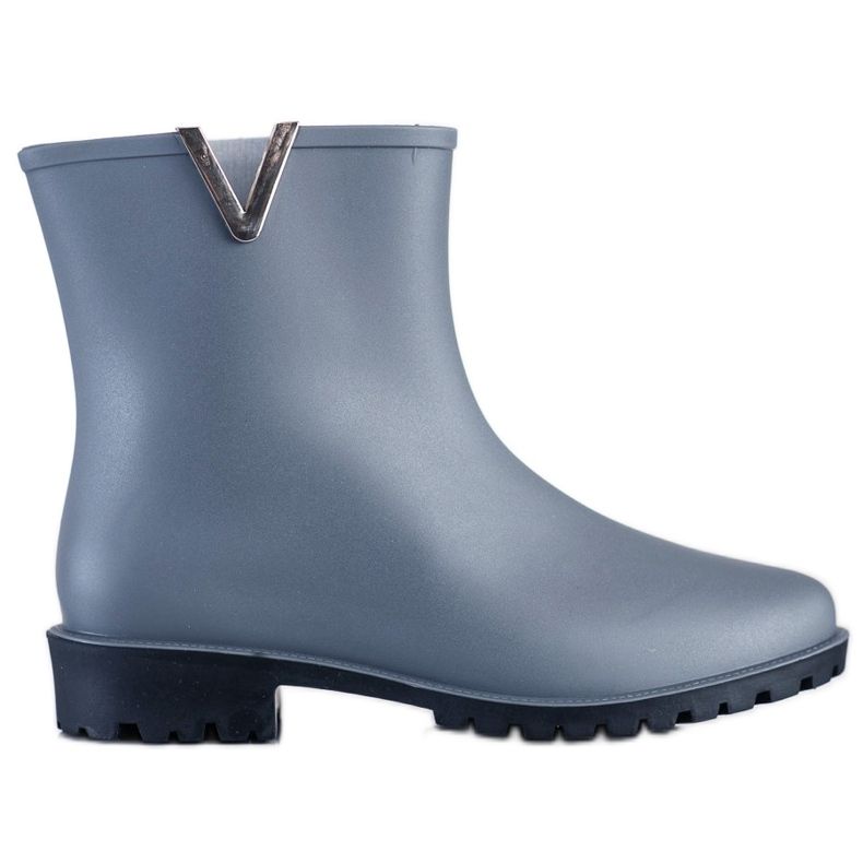 SHELOVET Stylish gray galoshes grey SHELOVET Stylish gray galoshes grey