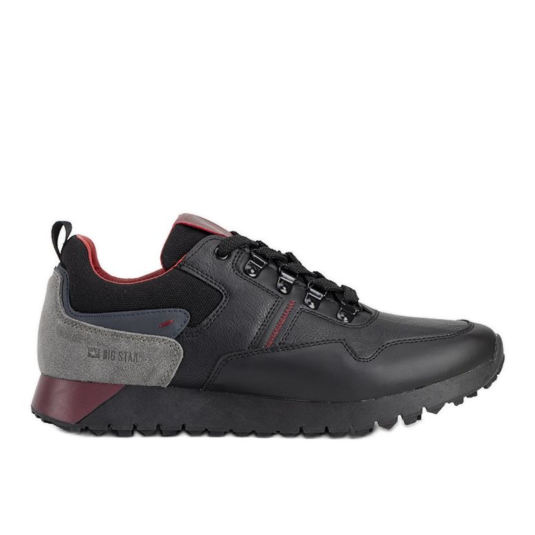 Black Big Star men's Sergio sports shoes Black Big Star men's Sergio sports shoes