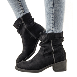 Black quilted boots for women Cognac Black quilted boots for women Cognac