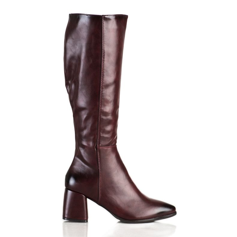 M.Daszyński Warm Boots In Spitz red