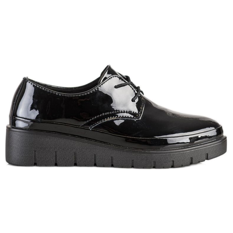 Filippo Black Leather Shoes