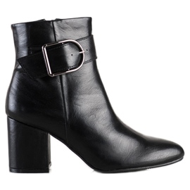 SHELOVET Classic Boots With Buckle black