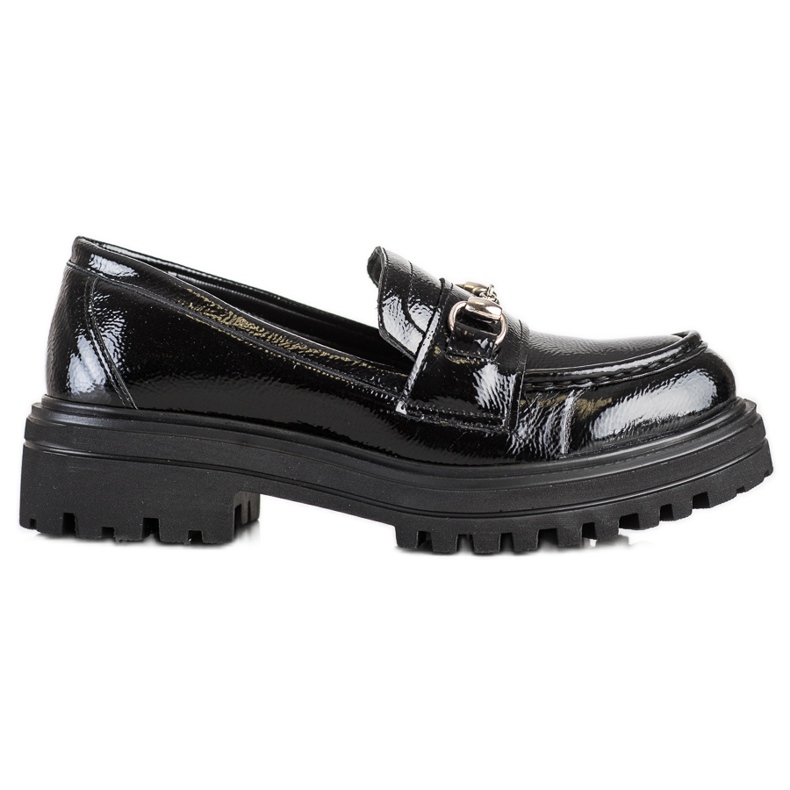 SHELOVET Moccasins On The Fashion Platform black