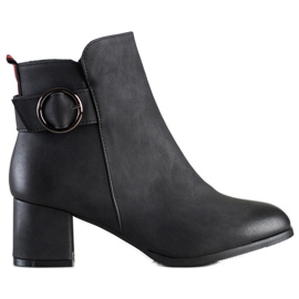 SHELOVET Casual high-heeled boots black SHELOVET Casual high-heeled boots black