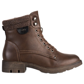 SHELOVET Warm lace-up boots brown SHELOVET Warm lace-up boots brown