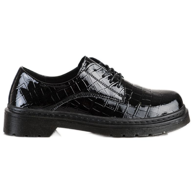 Filippo Snake Print Leather Shoes black