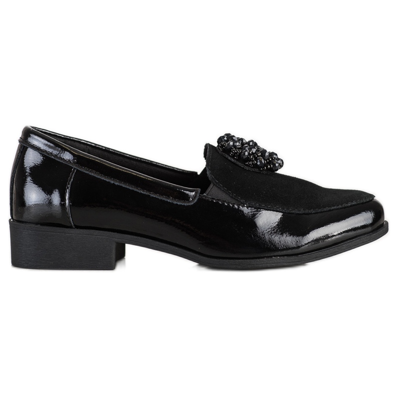 Filippo Leather shoes with an ornament black