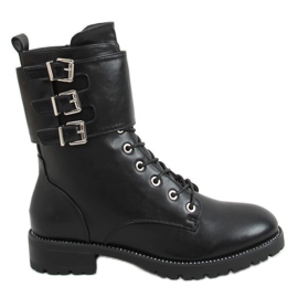 Black boots black 688-231 Black