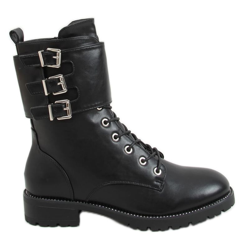 Black boots black 688-231 Black