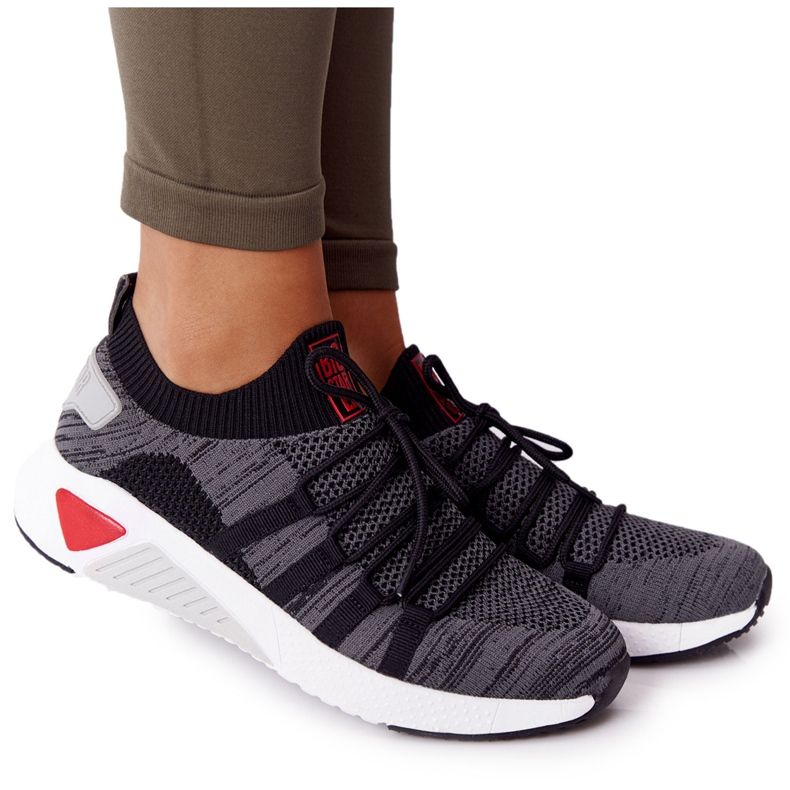 Women's sports shoes Memory Foam Big Star HH274532 dark gray grey