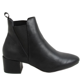 Black Chelsea boots, black G-248 Black