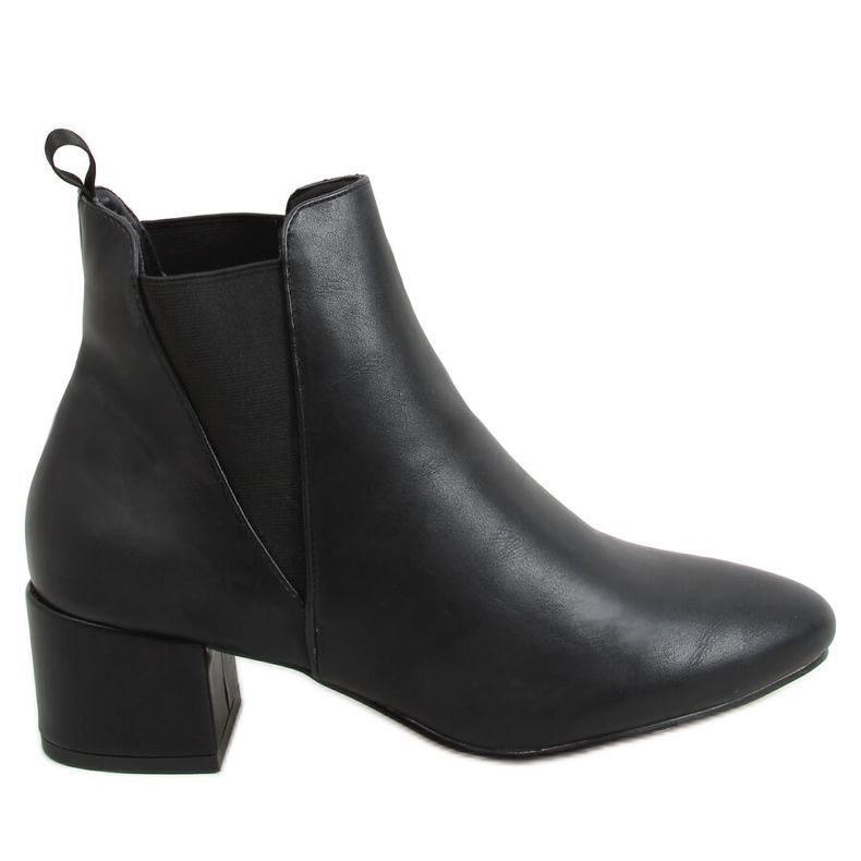 Black Chelsea boots, black G-248 Black