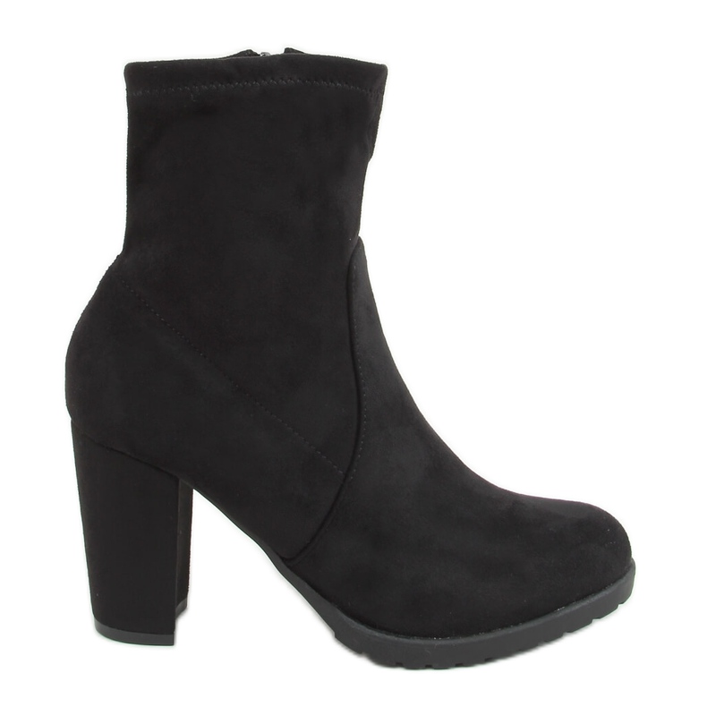 Black high-heeled boots JDY62 Black