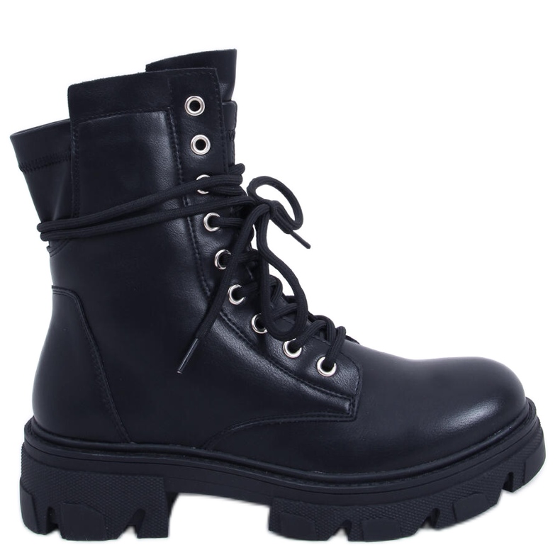 Lace-up boots black RQ379 Black Lace-up boots black RQ379 Black