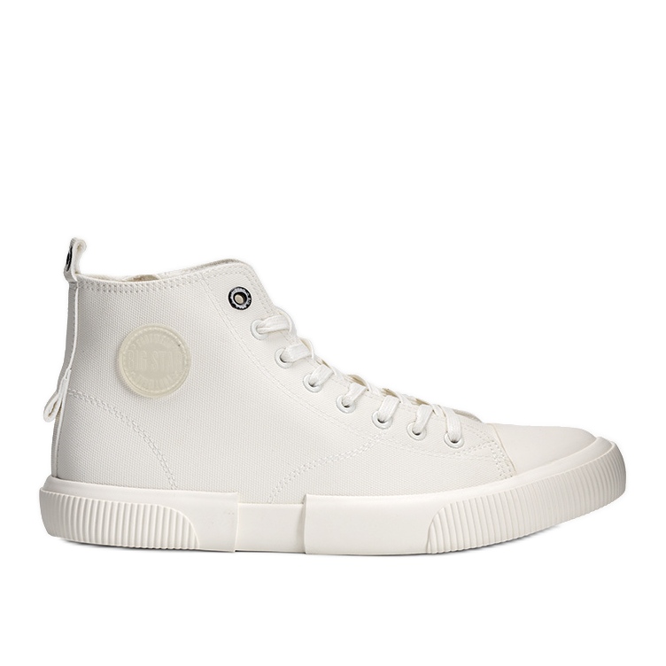 Big Star white metallic men's sneakers
