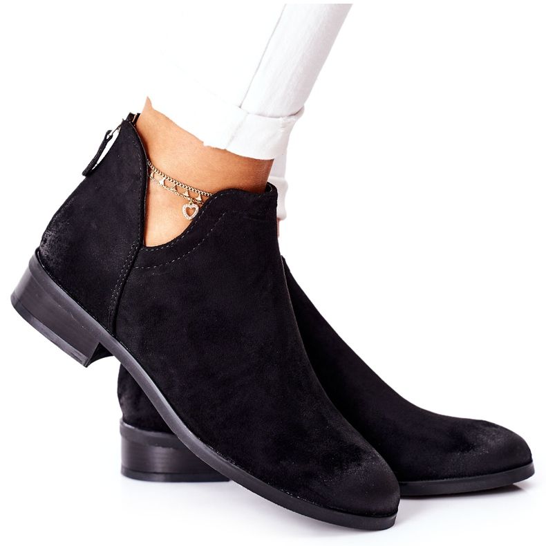 Vinceza Women's Suede Warm Boots Black Joaliene