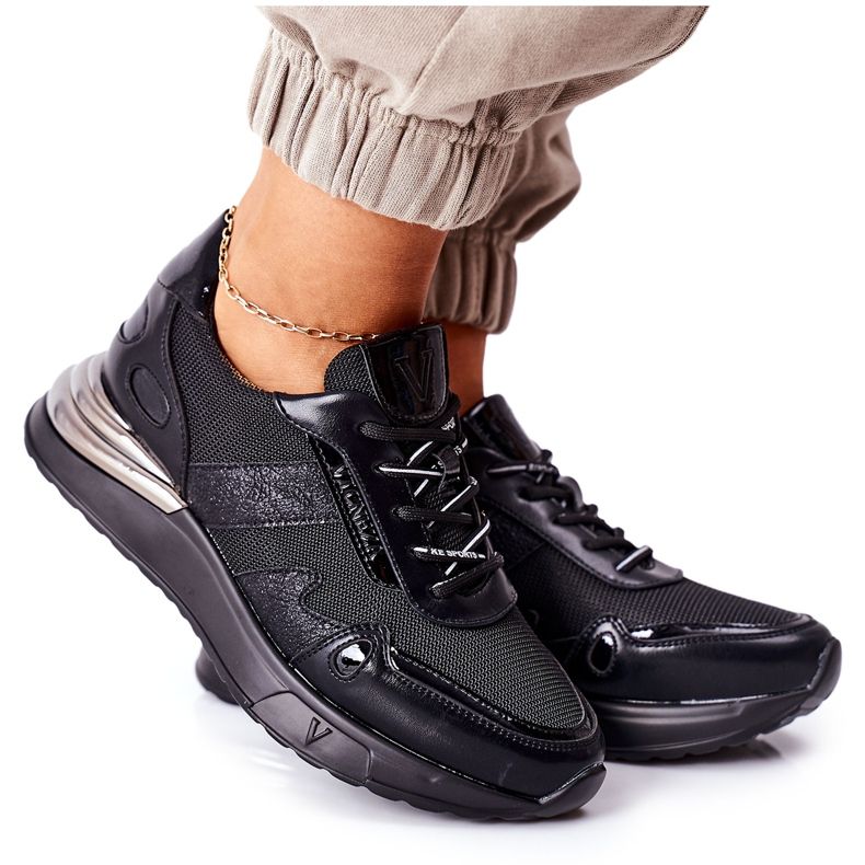 Vinceza Women's Sport Shoes Sneakers Black Manitoba