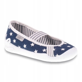 Befado children's shoes 193Y065 white navy blue grey Befado children's shoes 193Y065 white navy blue grey