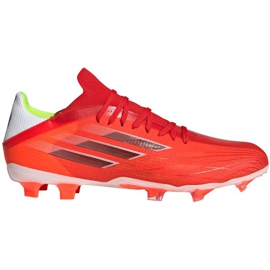Adidas X Speedflow.2 Fg M FY3289 football boots red oranges and reds