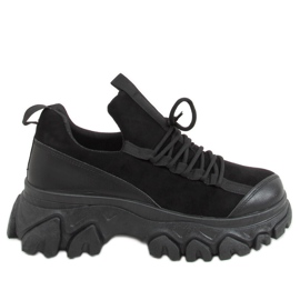 Black NB520P Black high-soled sports shoes