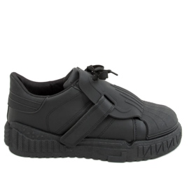 Black women's sneakers NB513P Black