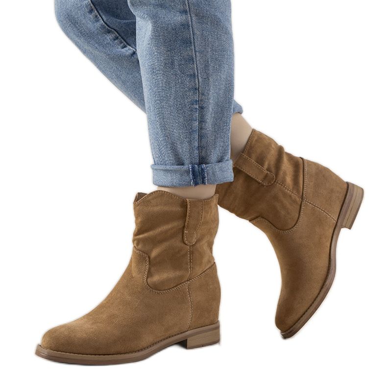 Violetta beige women's boots